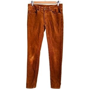 PATAGONIA Mustard Corduroy Organic Cotton Skinny Pants Size 27